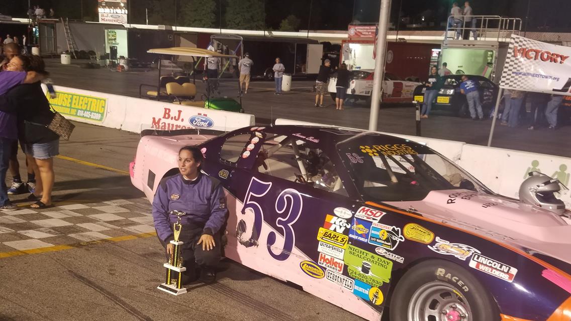Lauren Butler Goes Two For Two At Jennerstown Speedway Saturday Night