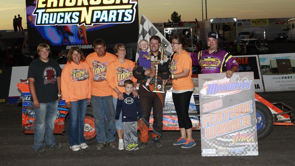 Luinenburg, Coopman, Beckendorf, Larson and Looft Return to Victory Lane at Jackson Motorplex