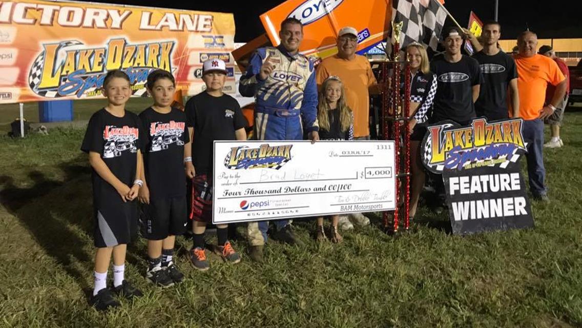 Brad Loyet - Two Win Weekend Provides Fireworks!