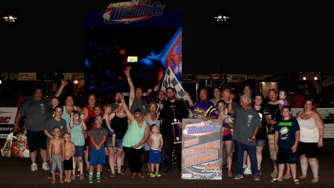 Steuber and Clinton Achieve First Wins at Jackson Motorplex; Coopman, Larson and Beckendorf Return to Winner’s Circle