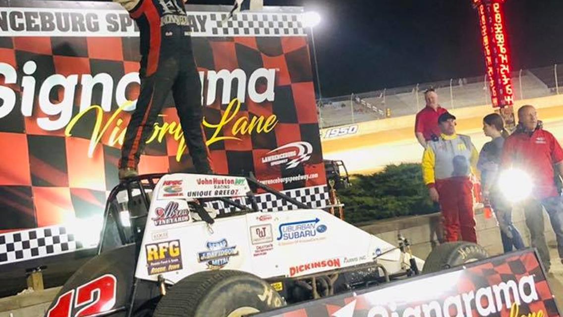 Ballou Powers to First Win of Season at ‘The Burg’