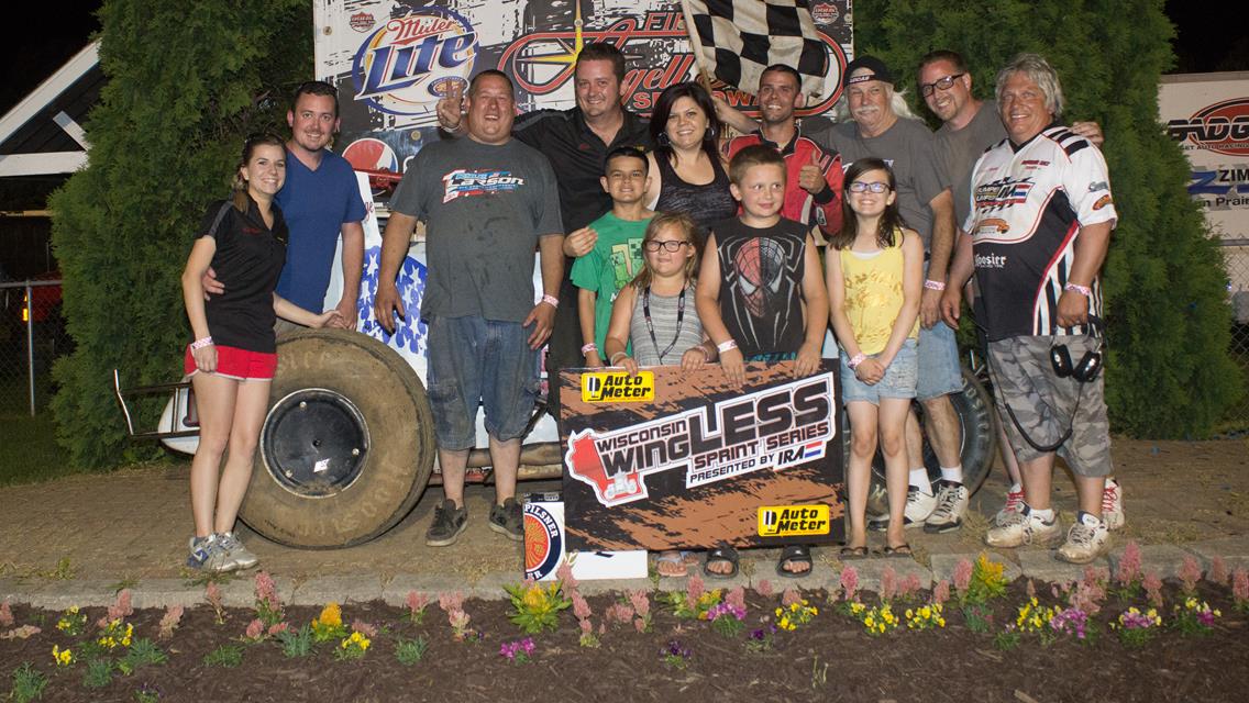Matty V Drives Back to Victory Lane With Wisconsin wingLESS Sprints