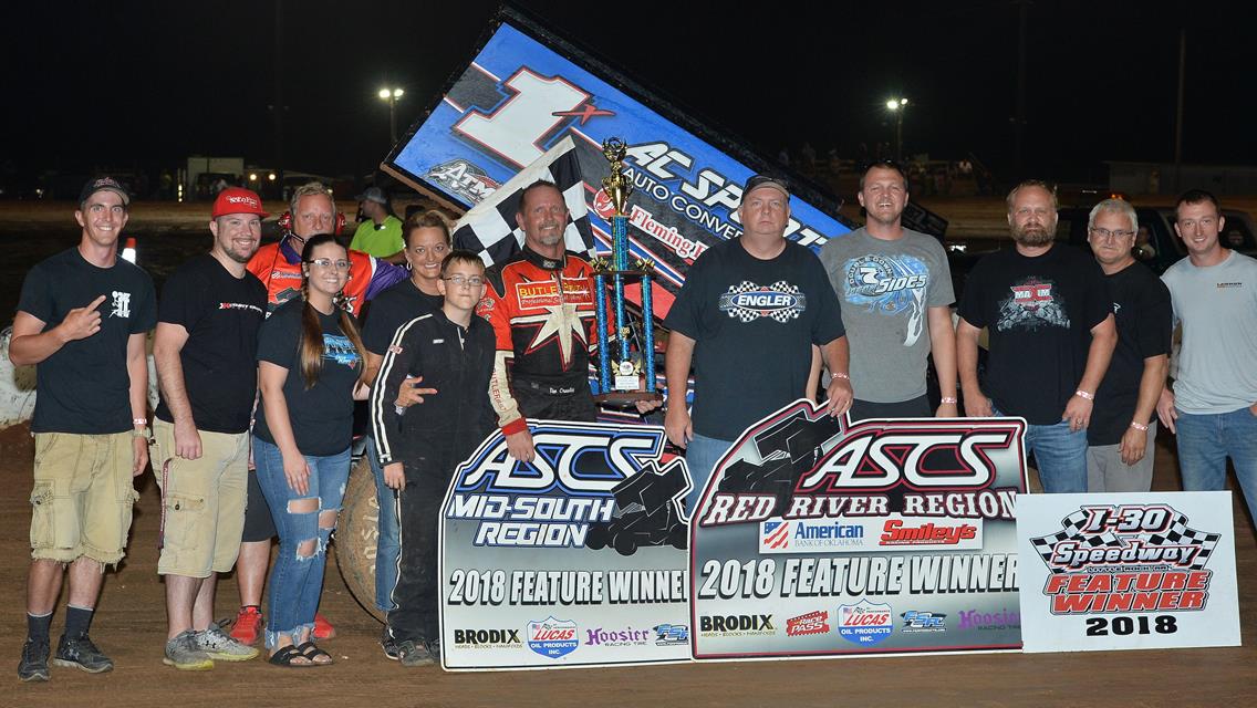 Tim Crawley Tops ASCS Mid-South/Red River Showdown At I-30 Speedway