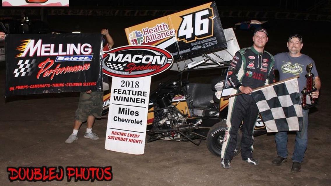 Schuett picks up Macon Speedway micro-sprint win