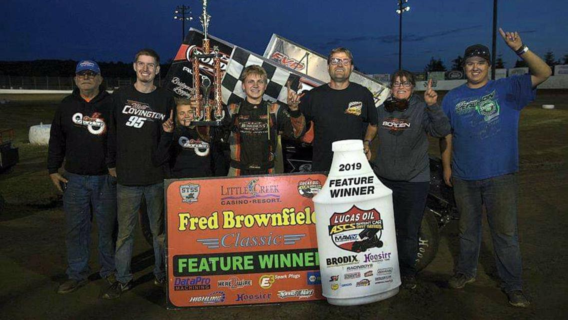 Devon Borden Becomes The Youngest Winner In The History Of The Lucas Oil American Sprint Car Series