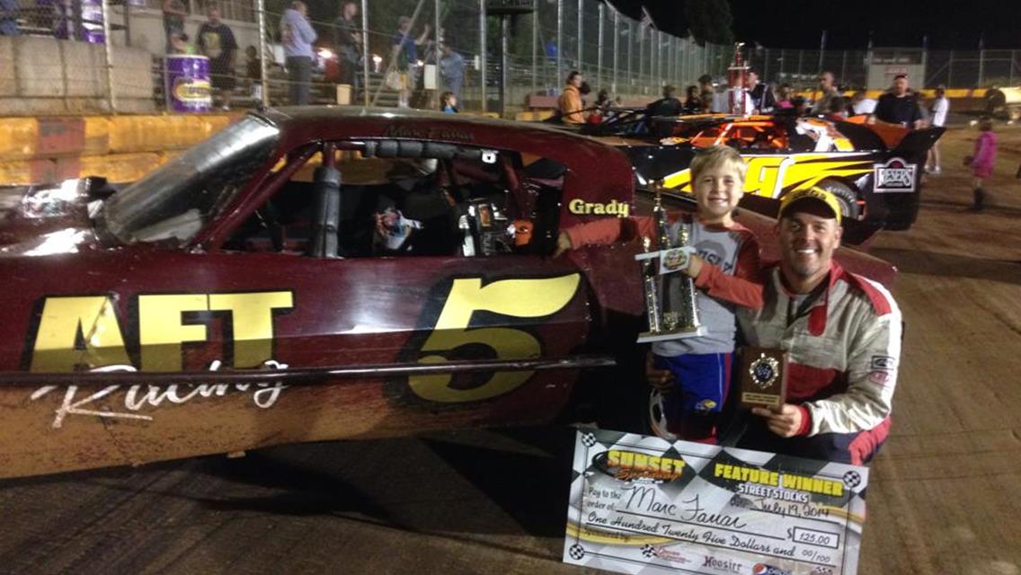 Farrar Scores First Street Stock Win Of 2014 At Sunset
