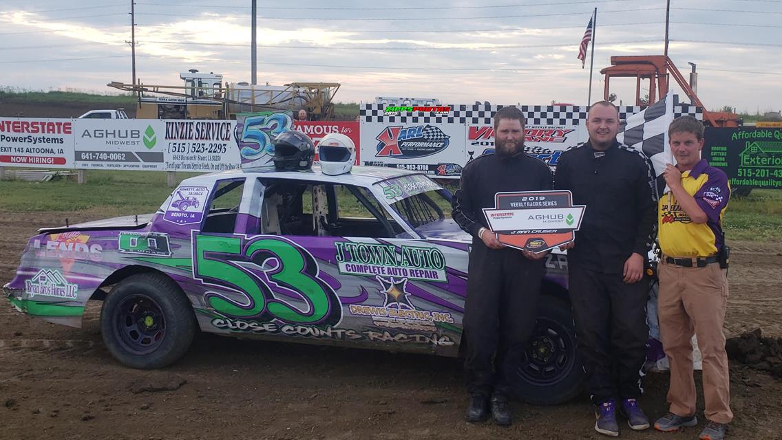 Daniels Takes Stock Car Thriller