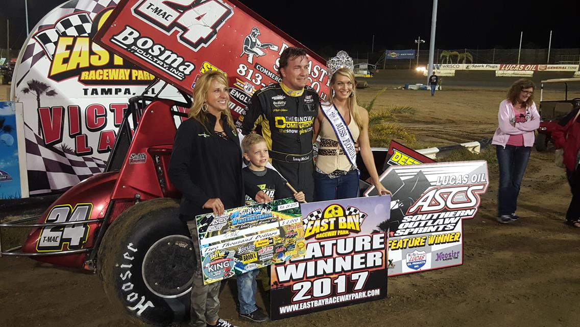 Terry McCarl Stands Tall On Night 2 of the King of the 360’s with the ASCS Southern Outlaw Sprints