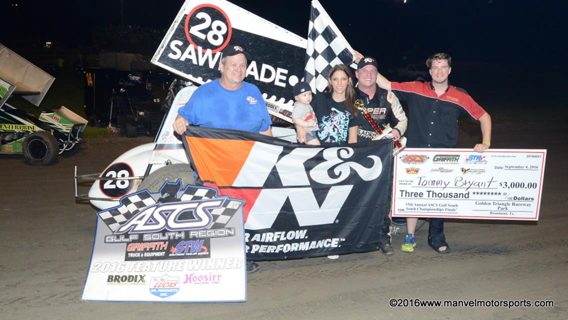 Bryant Wins Gulf South Finale; Tankersley Crowned 2016 Champion
