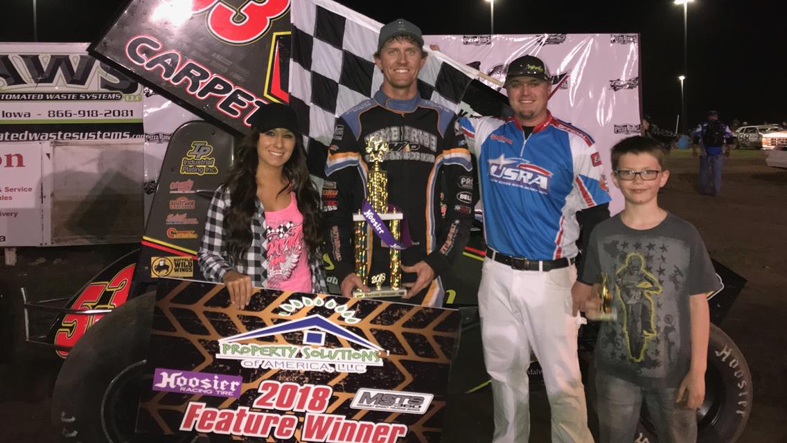 Jack Dover wins wild MSTS feature at Rapid Speedway