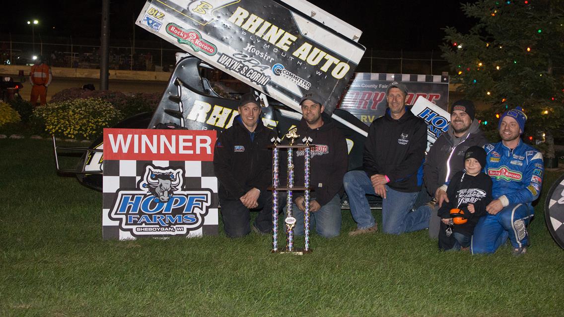 Last Lap Passes Abound at Wisconsin Sprint Car Championships
