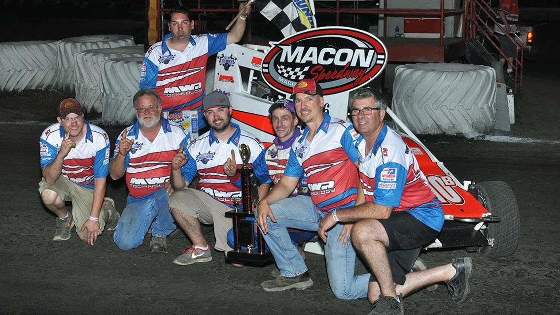 Patrick Bruns Takes D II Victory at Macon Speedway