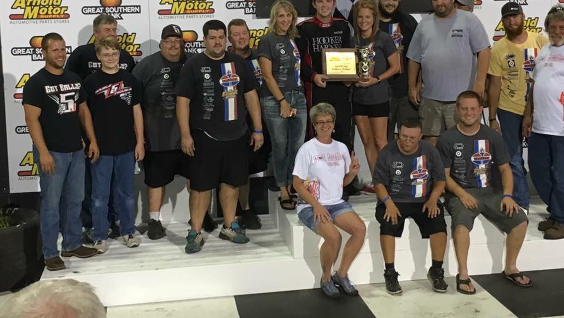 Ball Captures 360 Knoxville Nationals Prelim Victory and Kline Scores 10th 305 Win