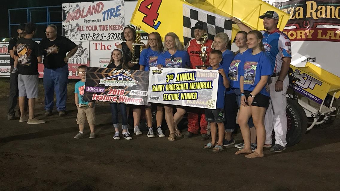 Grosz, Peterson, Forbes and Goos pick up prizes at Droescher Memorial