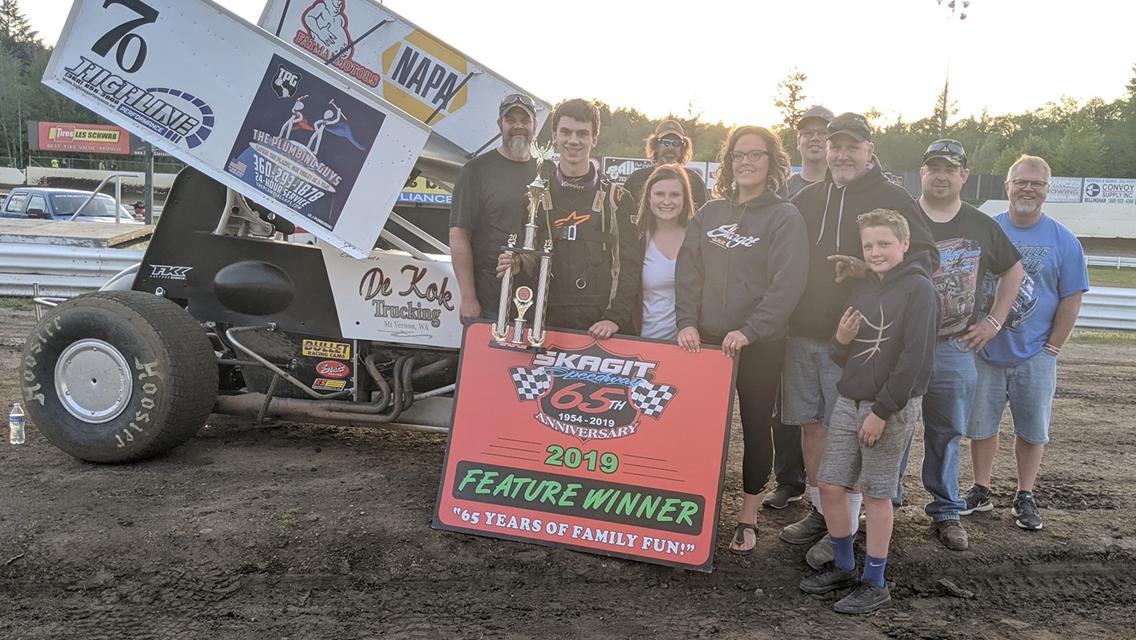 Thompson Triumphant During Debut at Skagit Speedway