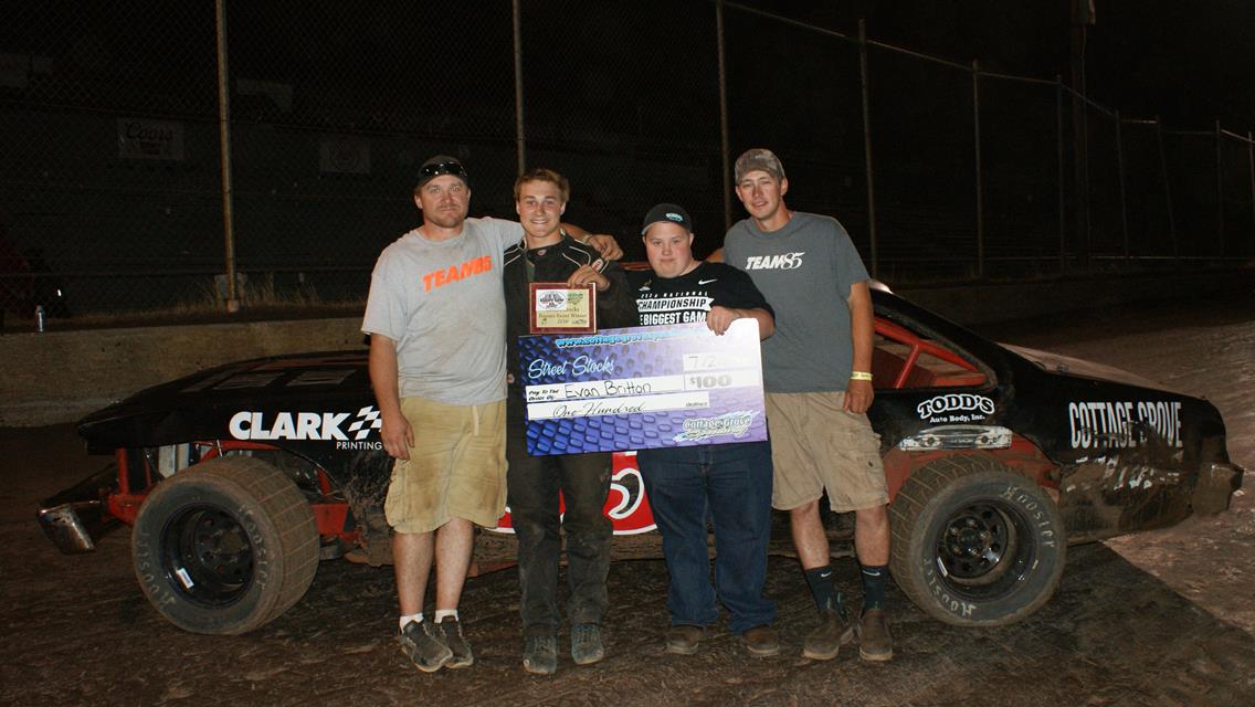 O. Redmond, Hanson, Britton, And Maricle July 2nd CGS Winners