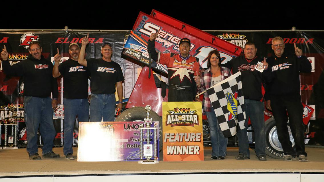 Chad Kemenah Earns UNOH All Star Finale Win During Eldora’s UNOH Sprintacular