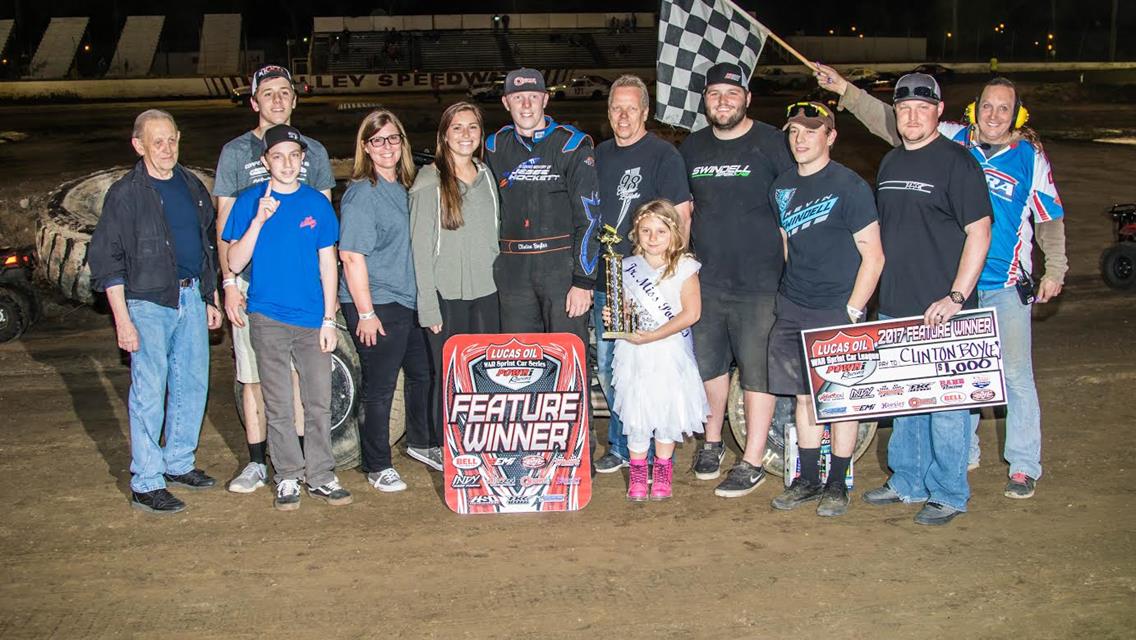 BOYLES TOPS POWRI LUCAS OIL WAR SPRINTS AT VALLEY