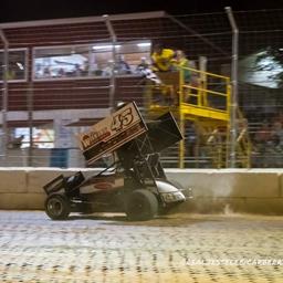 &amp;quot;The Cobra&amp;quot; Chuck Hebing Takes the Checkers for first time as a URC Winner at Clinton County. (Photo Cred: Jesse Carberry)