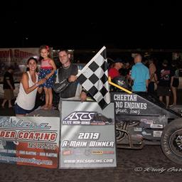 Justin Zimmerman Tops ASCS Elite Non-Wing At Devil’s Bowl Speedway