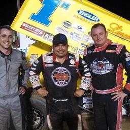 Danny Lasoski on top with ASCS Warriors at RCR