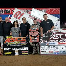 It’s Logan Seavey At Lucas Oil Speedway in ASCS Red River/Warrior Competition