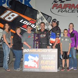 Madsen Outlasts Grosz to Claim GoMuddy.com NSL 360 Tri-State Event at Fairmont Raceway