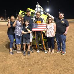 Jarrett Martin Earns Seventh Micro Sprint Victory of Season