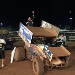 WHITNEY EXTENDS NO REPEAT WINNER STREAK, TAKING BUMPER TO BUMPER IRA SPRINT MAIN AT LANGLAND COUNTY SPEEDWAY IN ANTIGO!