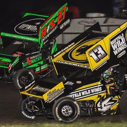 Dobmeier Claims First Career Sprint Car Win at Buffalo River Race Park