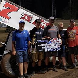 Thompson Rebounds for ISCS Series Victory at Cottage Grove Speedway