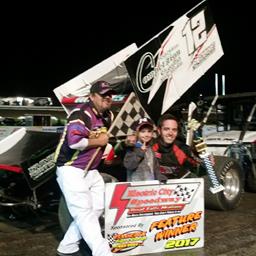 Adams Captures NSA Series Season Opener at Electric City Speedway