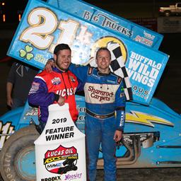 Thomas Kennedy Unstoppable With Lucas Oil ASCS At U.S. 36 Raceway