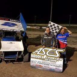 Logan Forler Garners First ASCS Frontier Win At Atomic Motor Raceway
