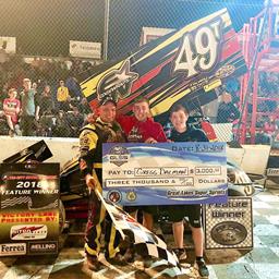 GREGG DALMAN WINS WITH PHOTO FINISH