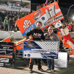 HORSTMAN TRACKS DOWN DOBIE FOR 11TH WIN
