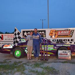Dan Wilson Wins Bombers Sandy Tenbrink Memorial at Winston Speedway