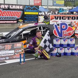 ANDY JANKOWIAK OPENS RACE OF CHAMPIONS ASPHALT MODIFIED SERIES SEASON WITH A WIN AT CHEMUNG SPEEDROME IN FRONT OF SUN DRENCHED CROWD