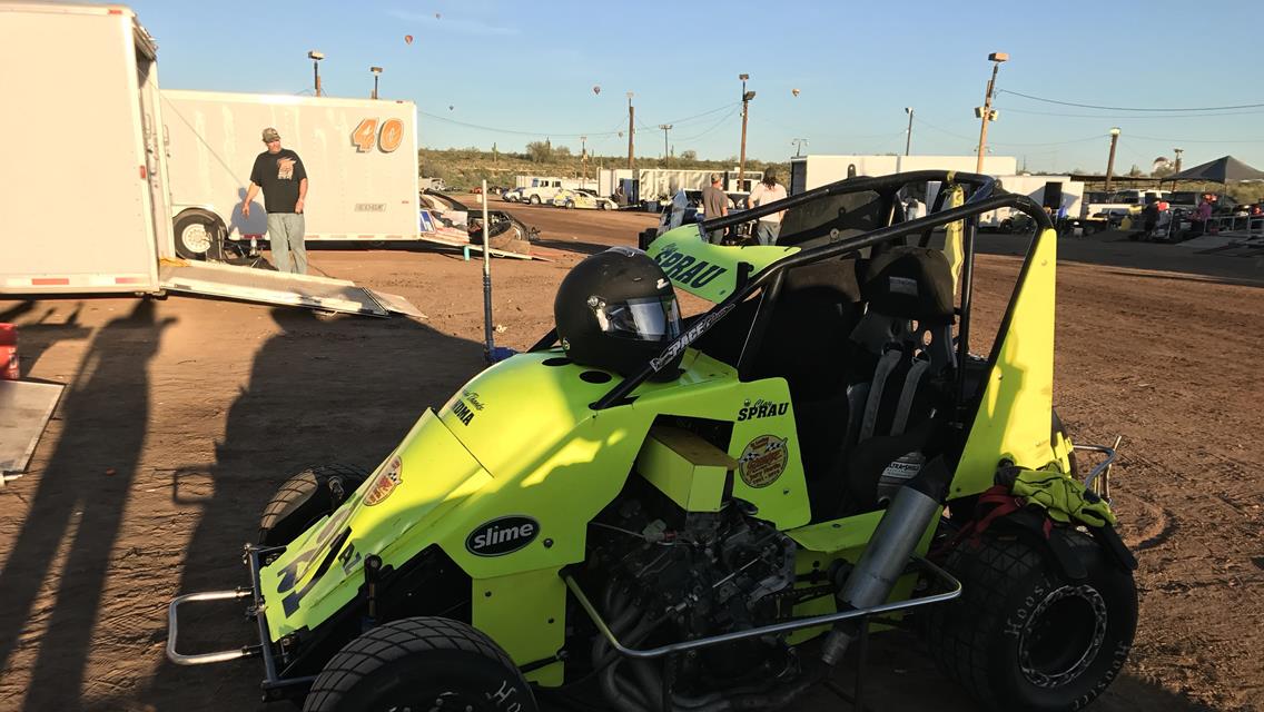 Throttle Issues End Sprau’s Night Early