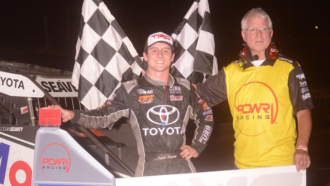 Seavey Takes Night Three of POWRi Illinois SPEED Week