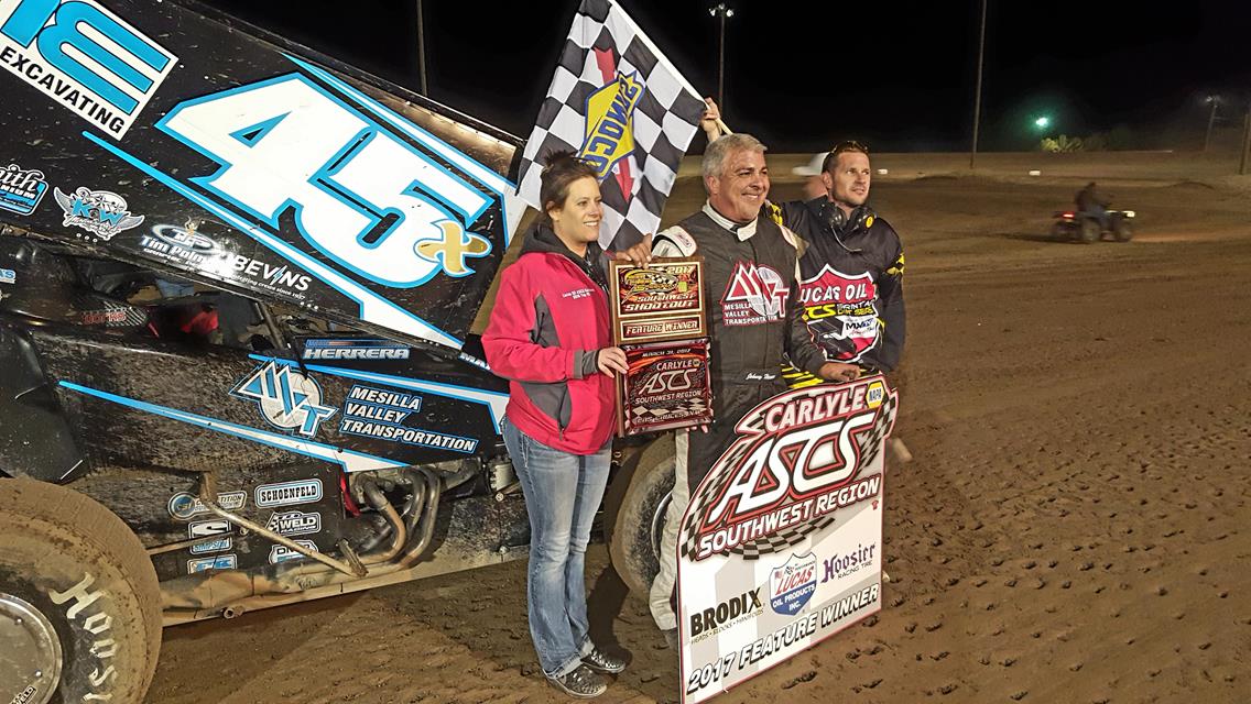 Johnny Herrera Unstoppable at the Southern New Mexico Speedway