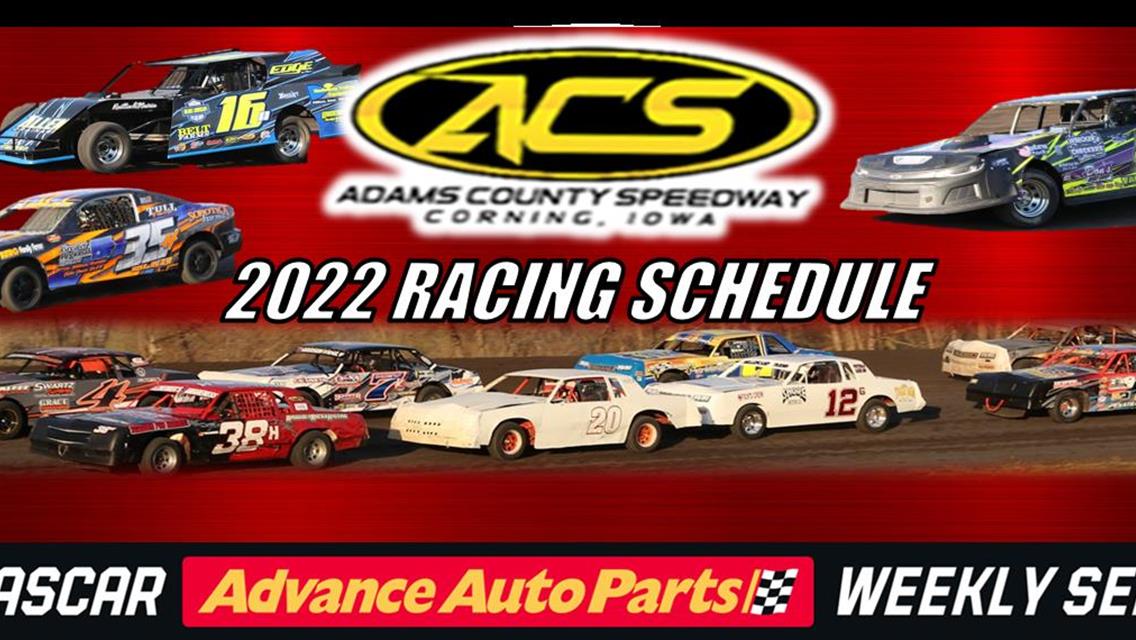 Adams County Speedway Releases 2022 Schedule