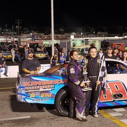 Lauren Butler Makes History Again With Angie Kimberly At Jennerstown Speedway