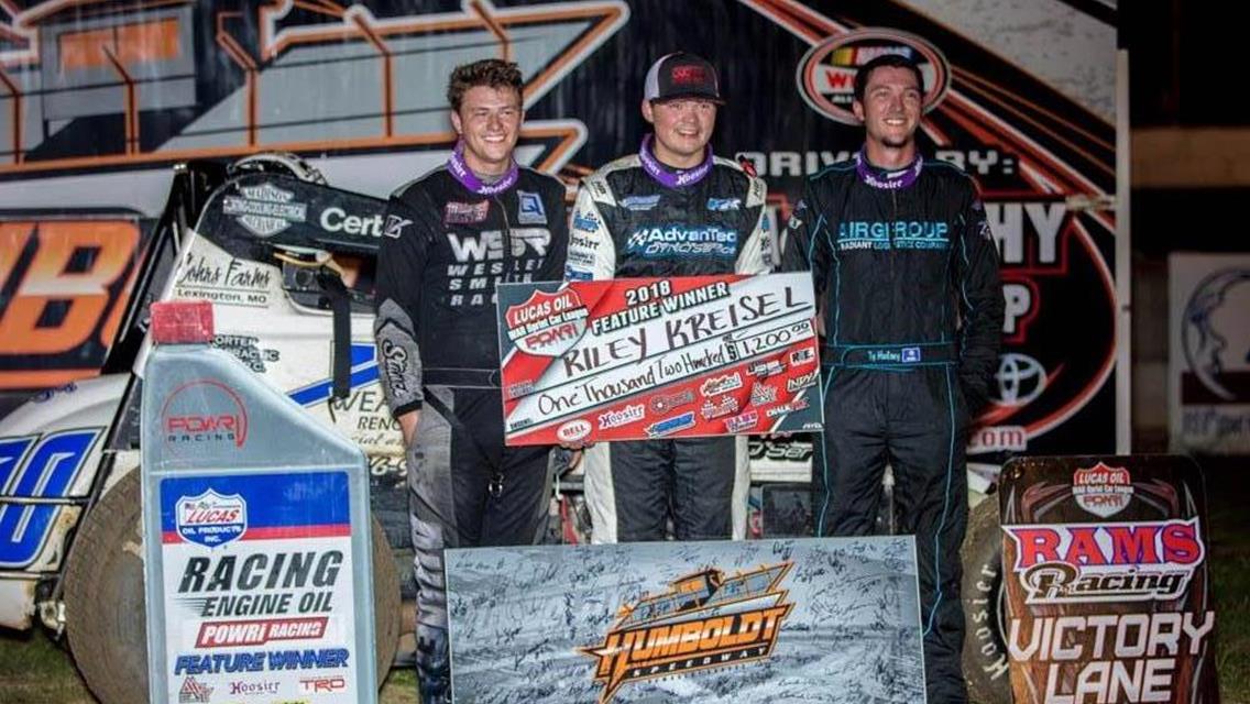 KREISEL CLAIMS THIRD WAR SPRINTS WIN OF SEASON WITH HUMBOLDT TRIUMPH