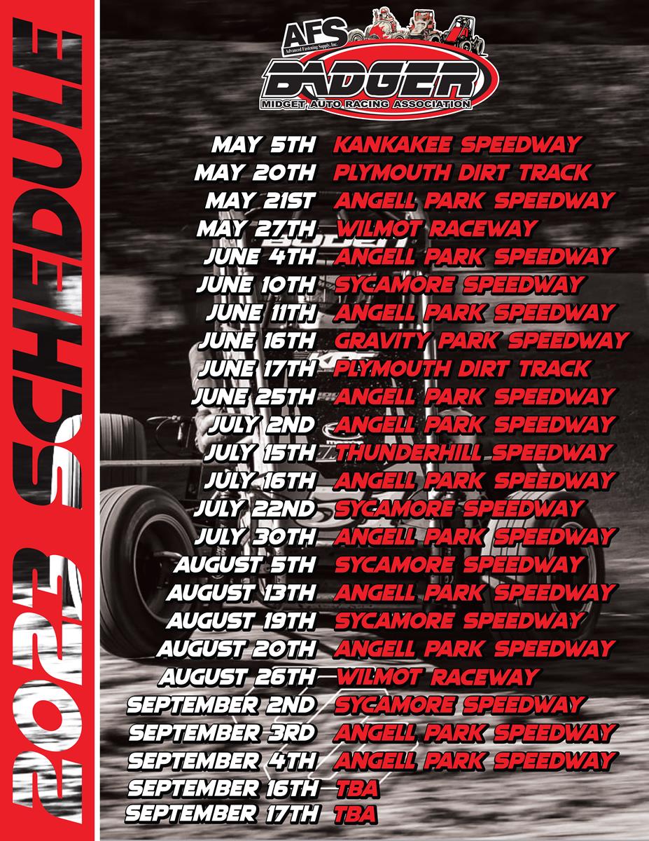 Diverse Schedule Highlights 2023 Badger Midget Series Campaign